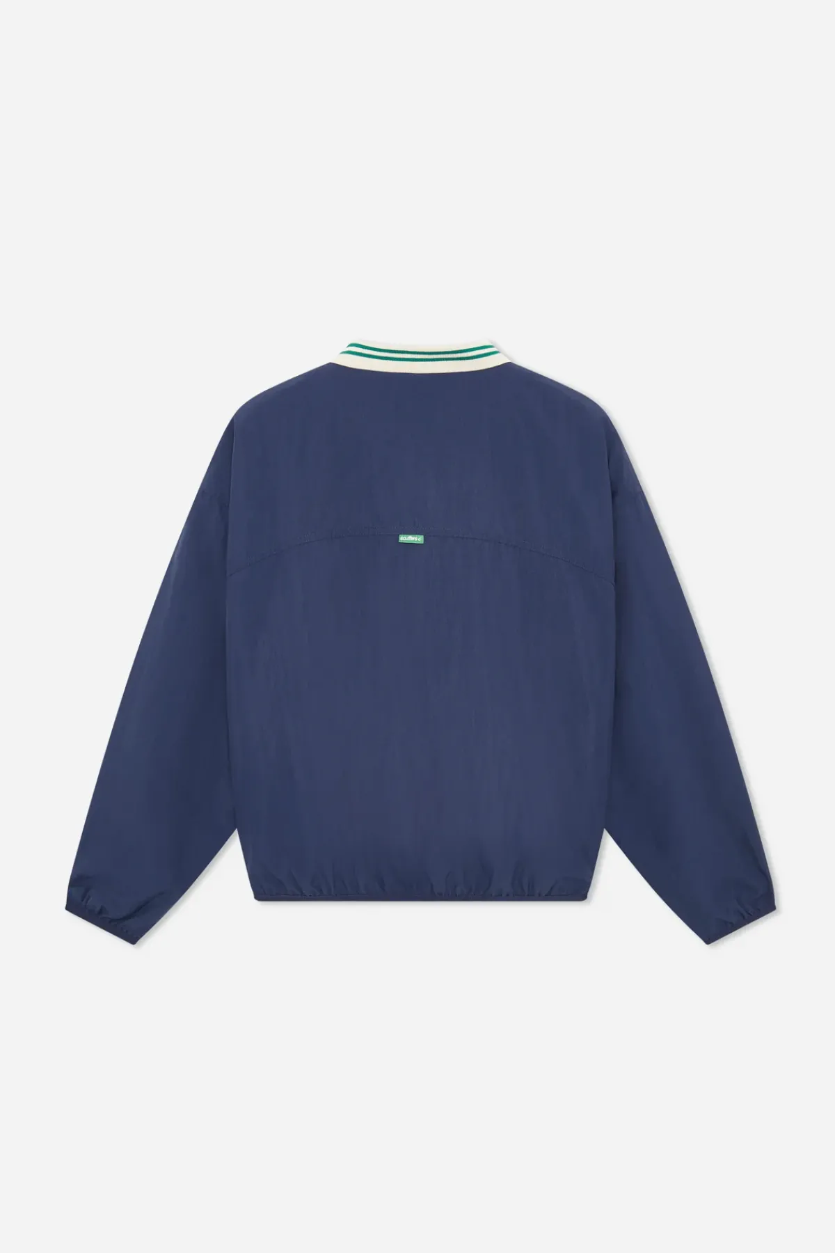 Scuffers Crewneck^Sports Tech Navy & Green Crewneck