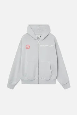 Scuffers Hoodies^S66S Zipped Grey Hoodie