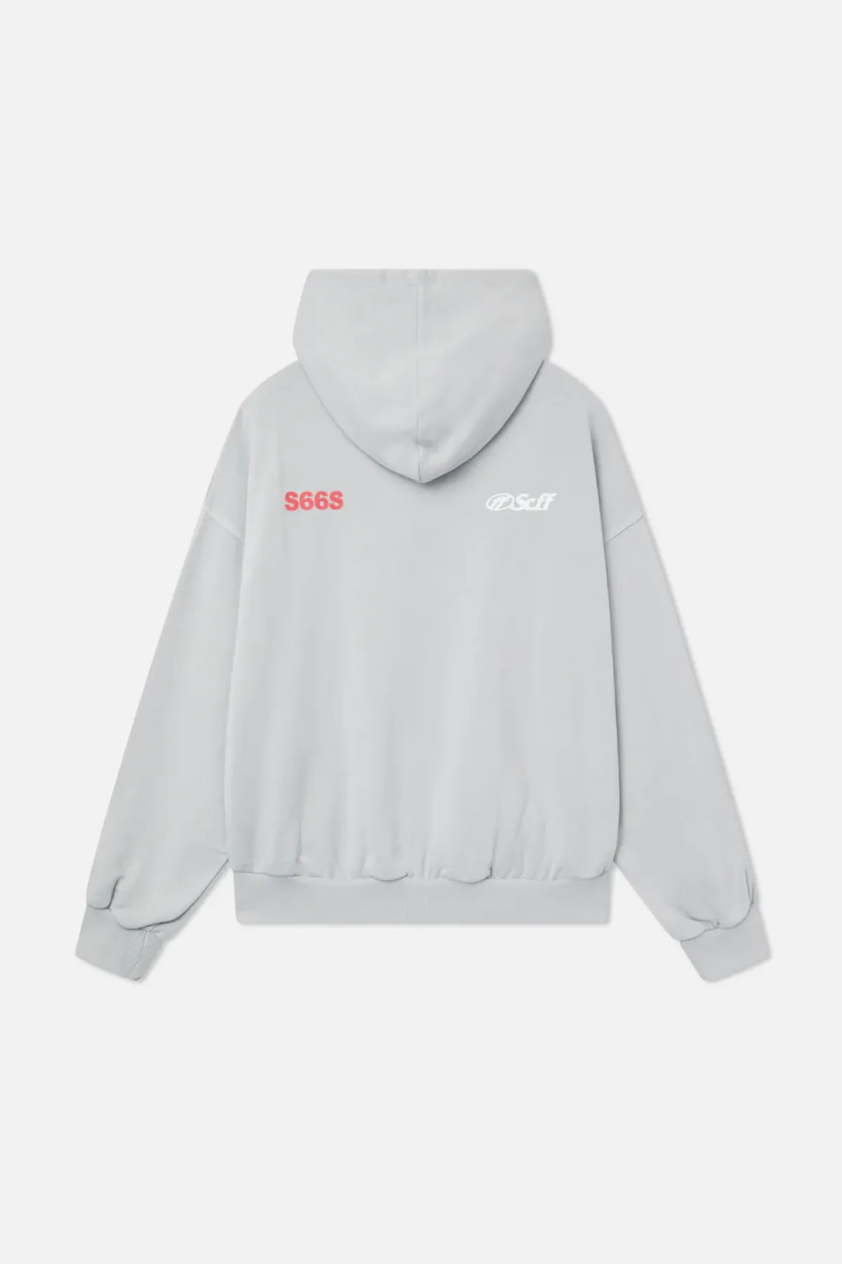 Scuffers Hoodies^S66S Zipped Grey Hoodie