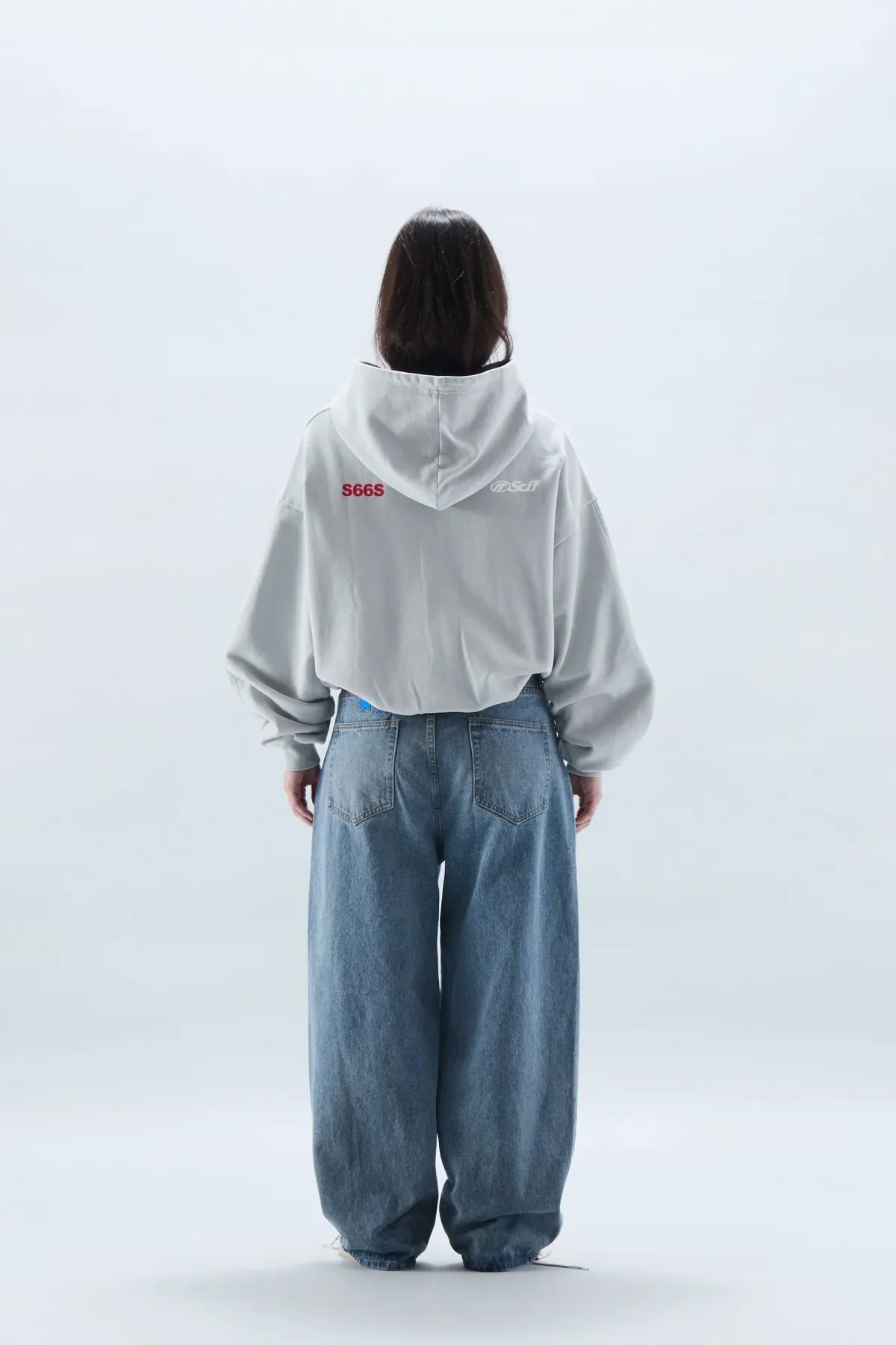 Scuffers Hoodies^S66S Zipped Grey Hoodie