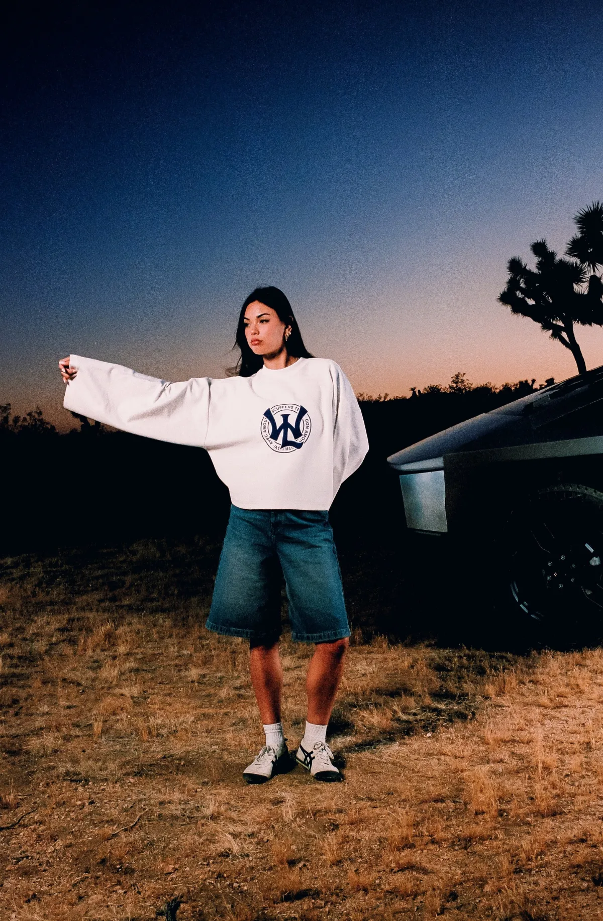 Scuffers Crewneck^SSS Ecru League Sweatshirt