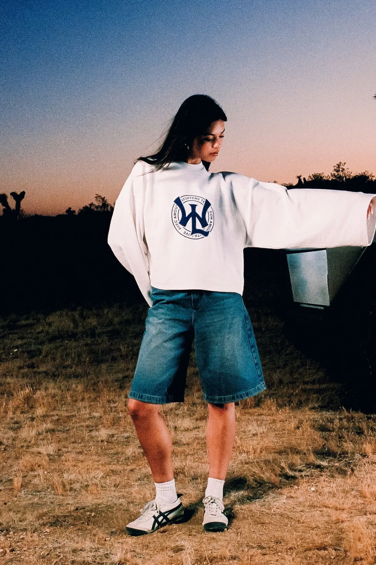 Scuffers Crewneck^SSS Ecru League Sweatshirt