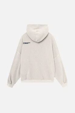 Scuffers Hoodies^SSS Lover Ecru Zipped Hoodie