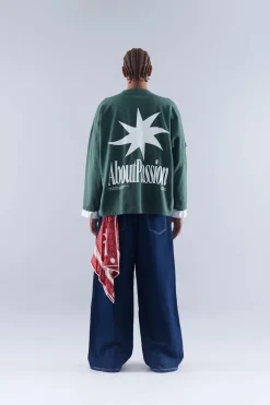 Scuffers Crewneck^Star Sweatshirt Green