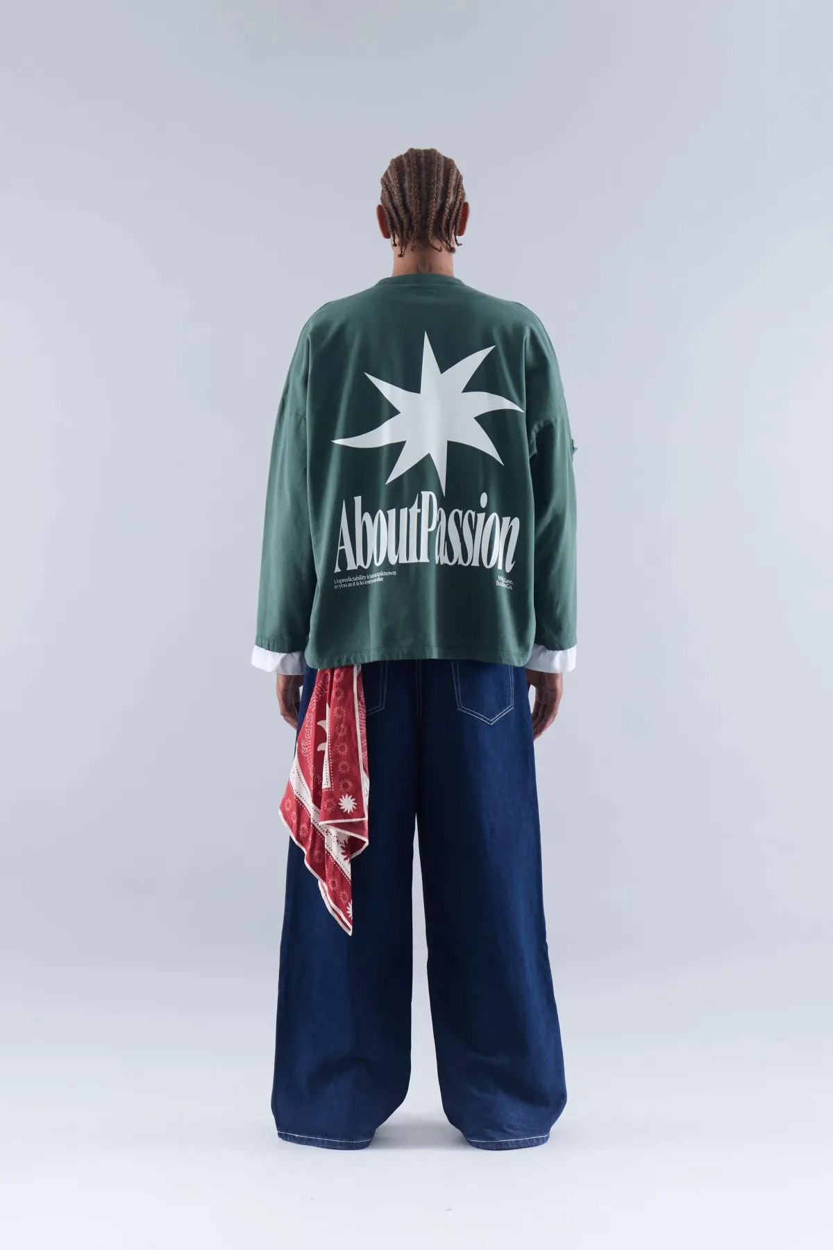 Scuffers Crewneck^Star Sweatshirt Green