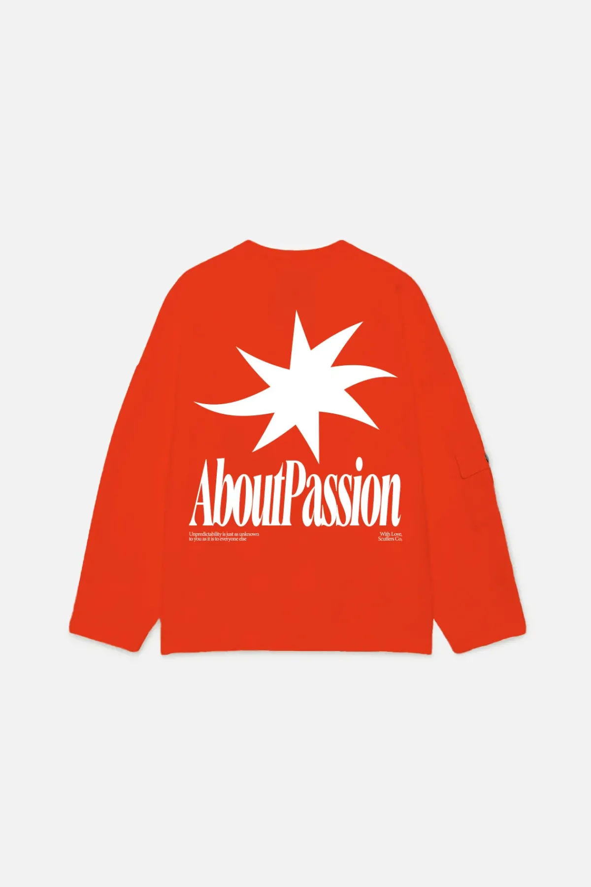 Scuffers Crewneck^Star Sweatshirt Red