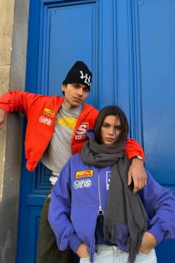 Scuffers Hoodies^Starnova Blue Zipper