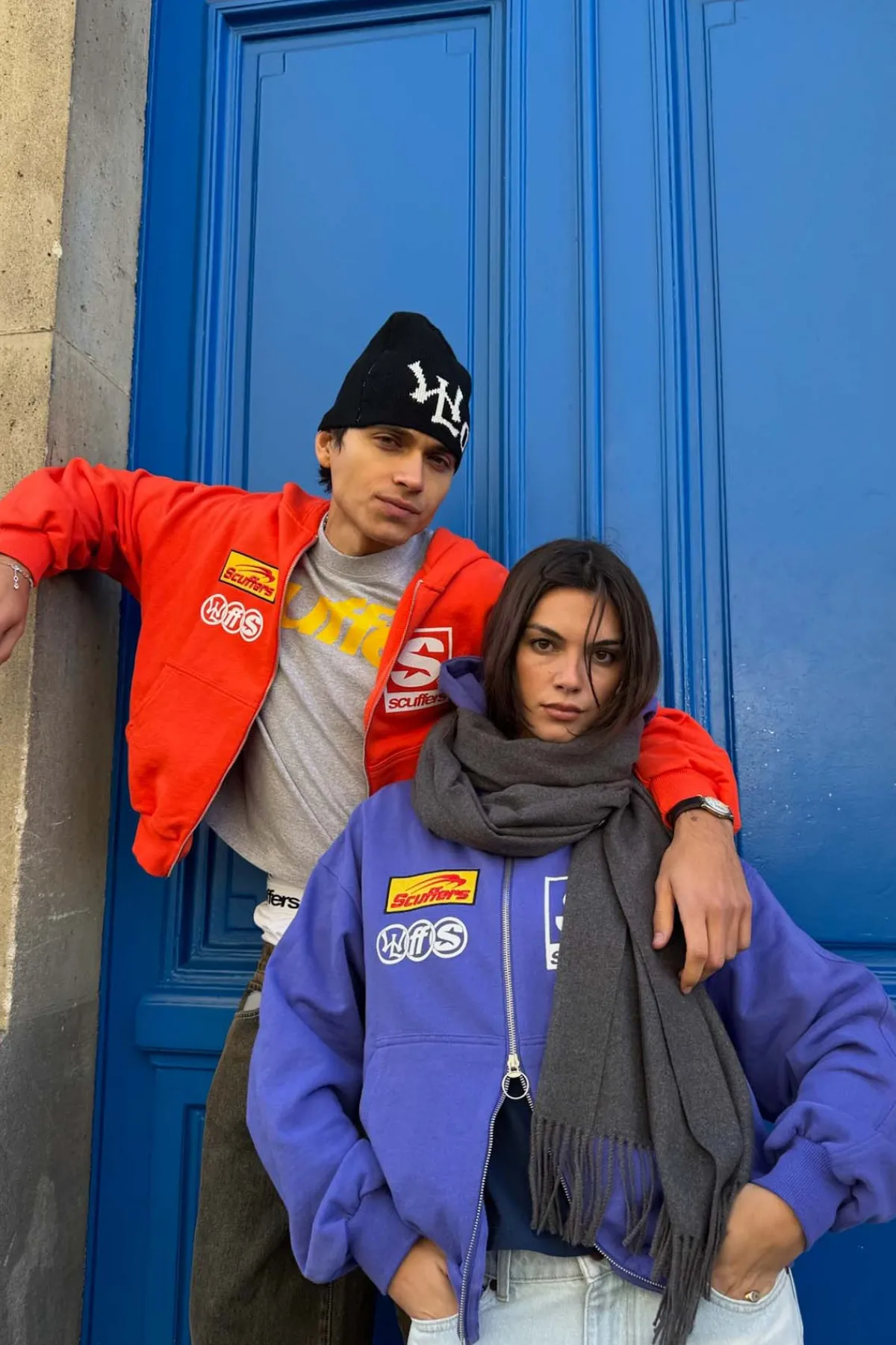 Scuffers Hoodies^Starnova Blue Zipper