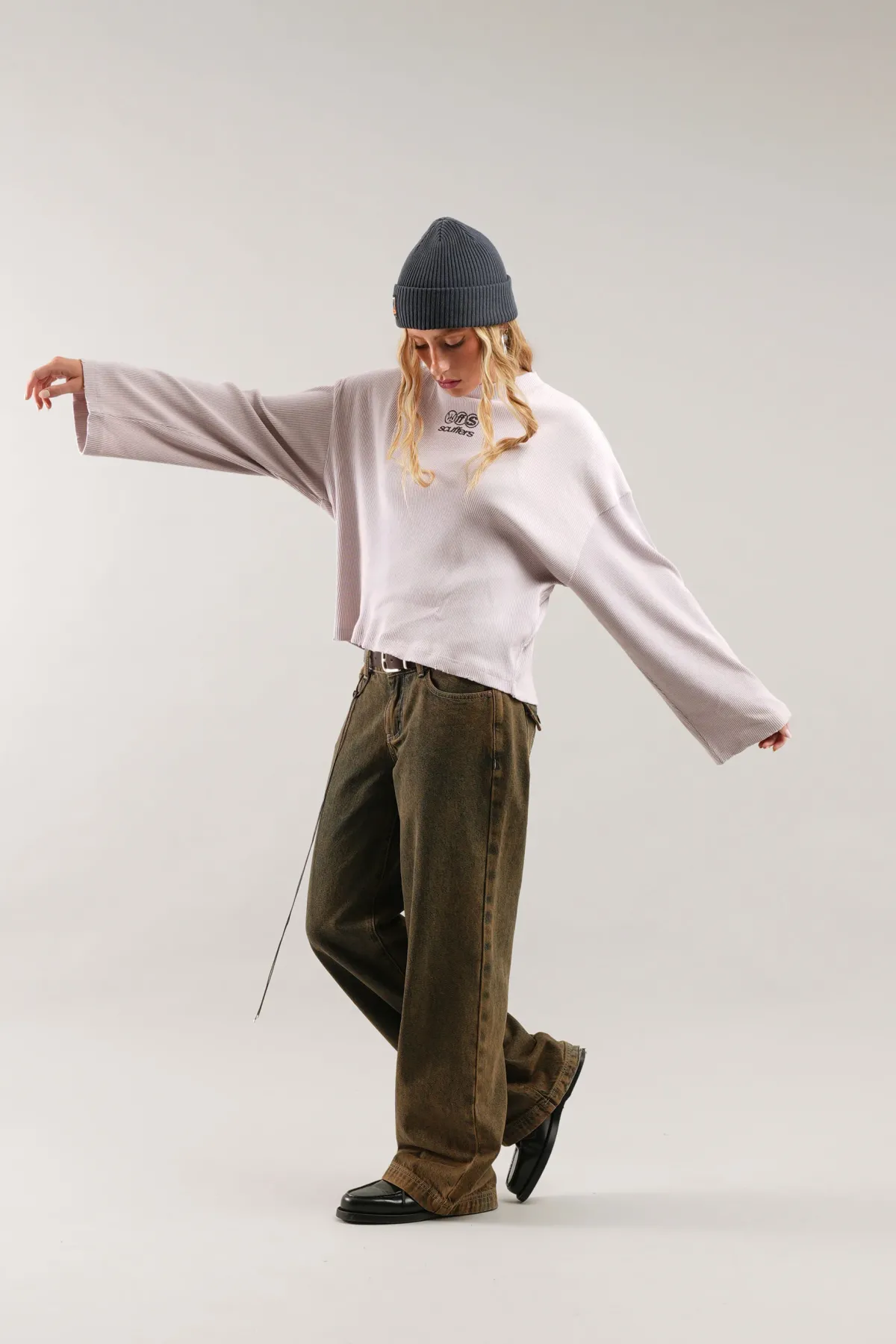 Scuffers Long Sleeves^Starnova Dusty Pink Longsleeve