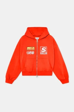 Scuffers Hoodies^Starnova Orange Zipper