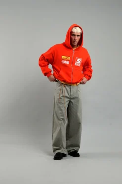 Scuffers Hoodies^Starnova Orange Zipper