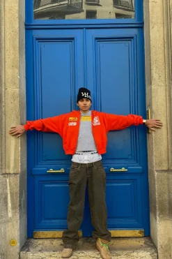 Scuffers Hoodies^Starnova Orange Zipper