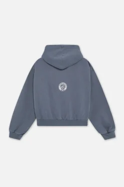 Scuffers Hoodies^Stone Light Blue Zipper