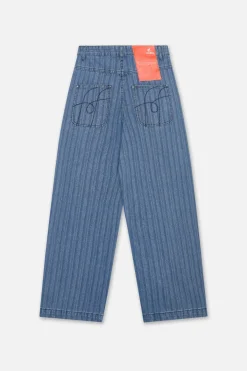 Scuffers Pants & Sweatpants^Striped Blue Denim Pants
