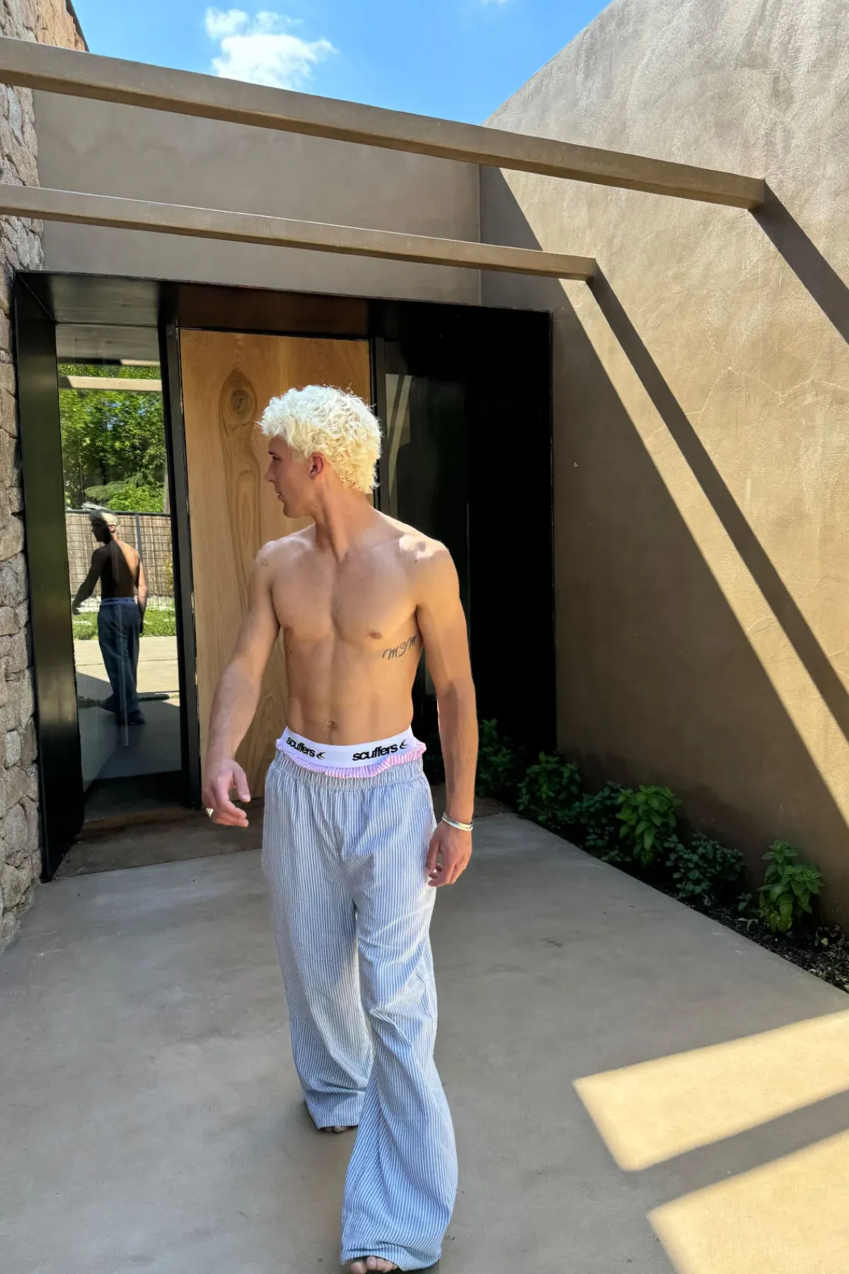 Scuffers Pants & Sweatpants^Striped Blue Pants
