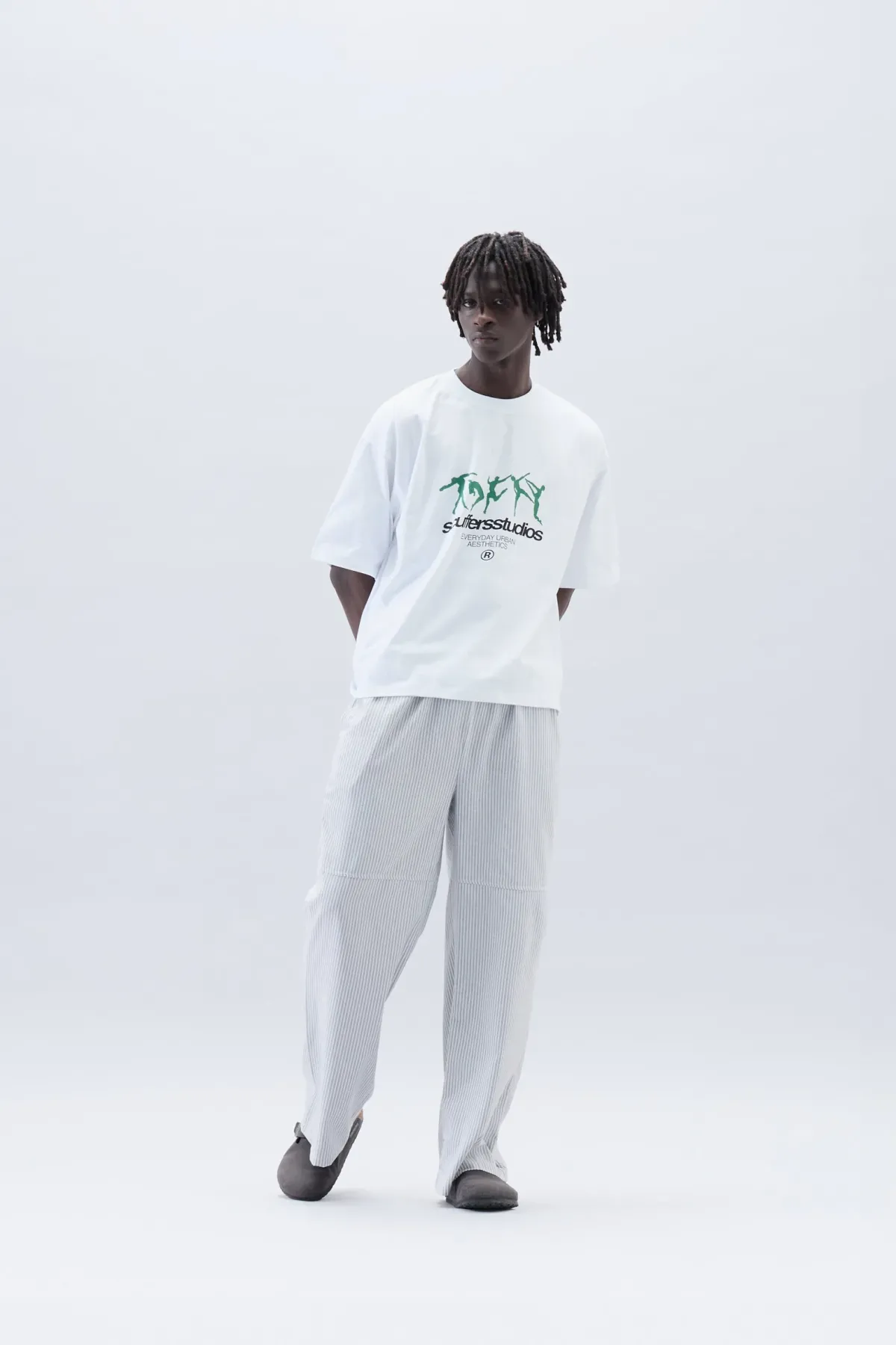 Scuffers Pants & Sweatpants^Striped Grey Pants