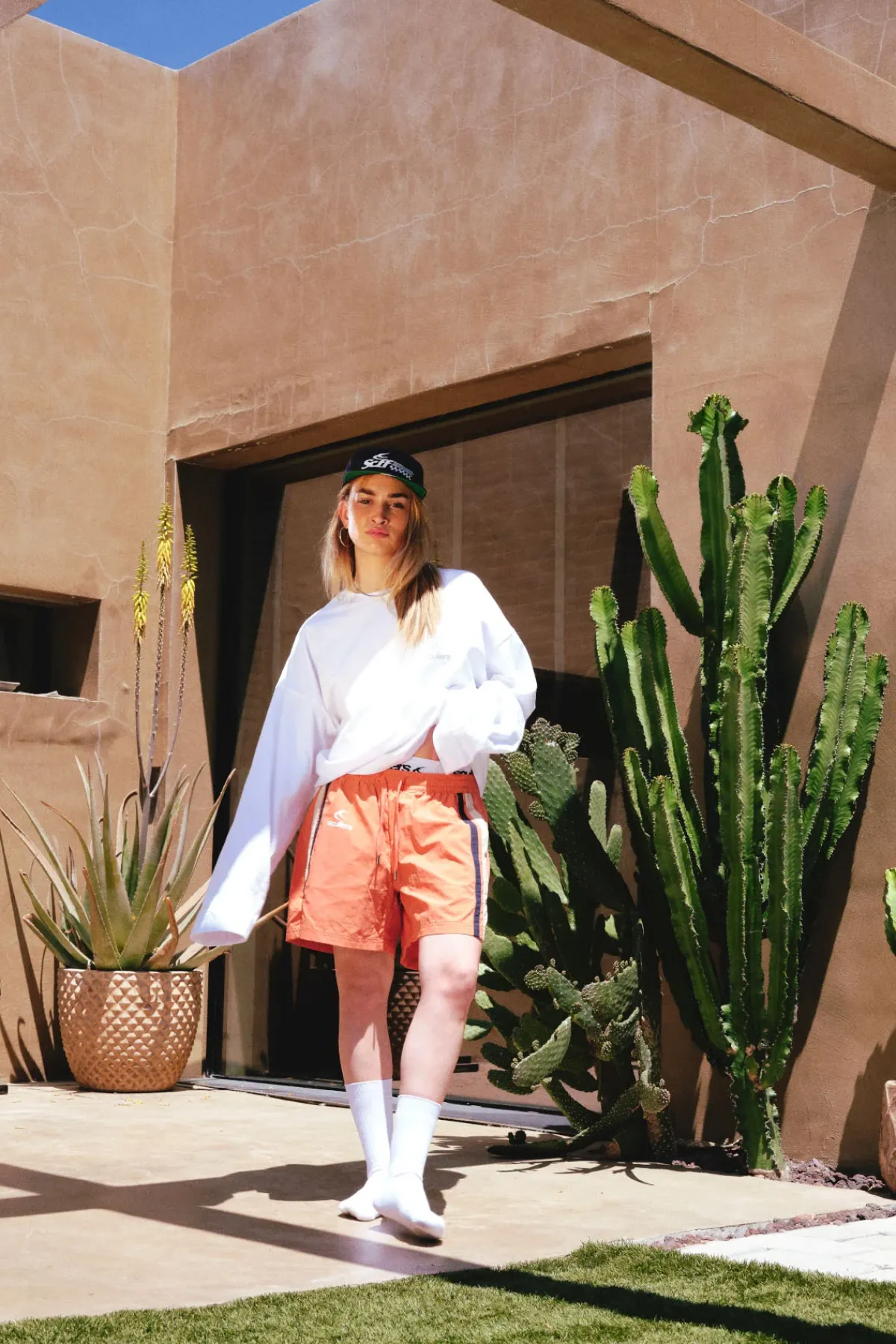 Scuffers Shorts^Tech Salmon Shorts