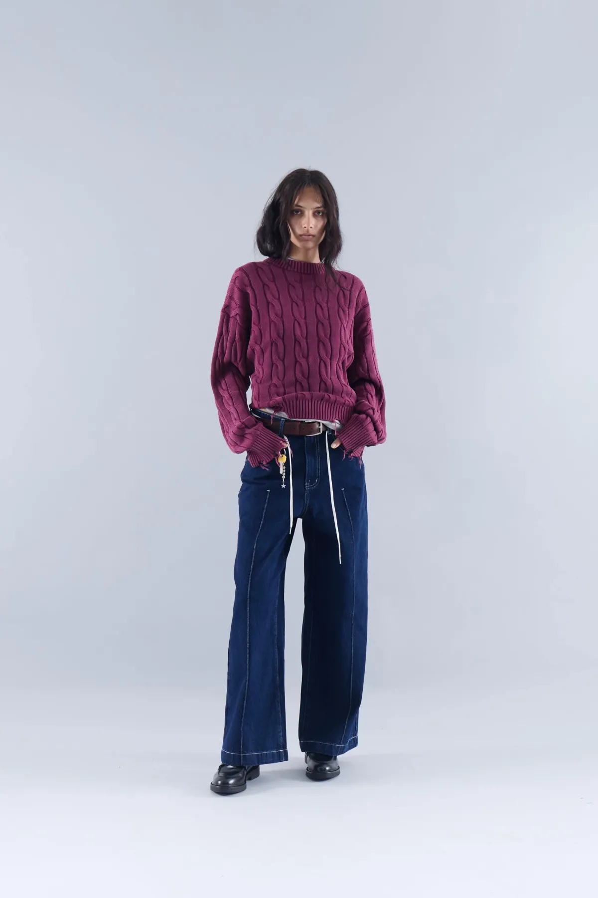 Scuffers Knitwear^Trench Jersey Burgundy
