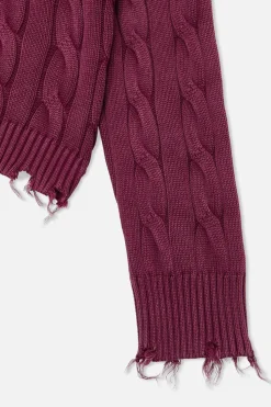 Scuffers Knitwear^Trench Jersey Burgundy
