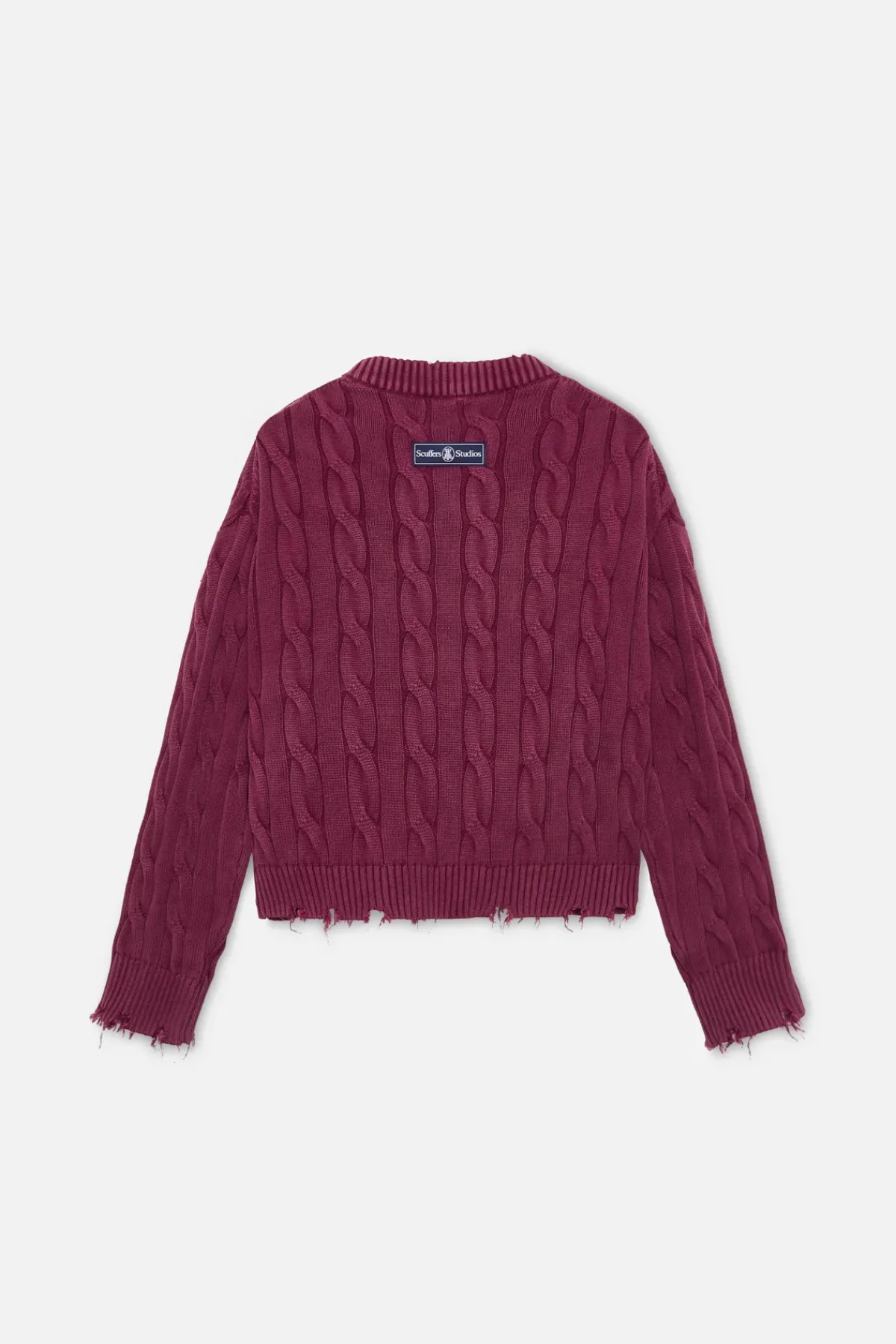 Scuffers Knitwear^Trench Jersey Burgundy
