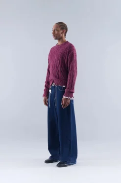 Scuffers Knitwear^Trench Jersey Burgundy