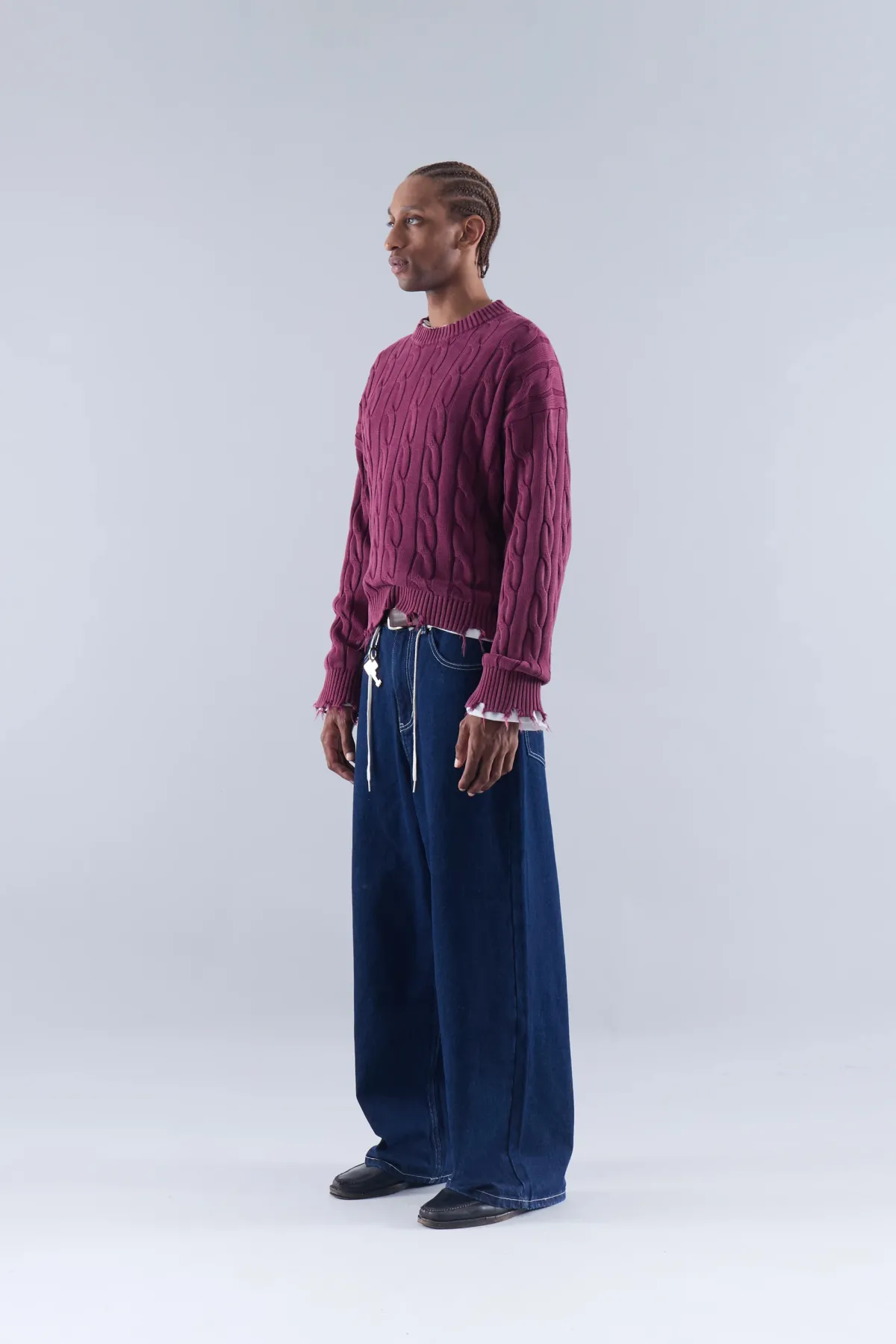Scuffers Knitwear^Trench Jersey Burgundy