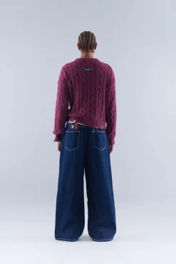 Scuffers Knitwear^Trench Jersey Burgundy