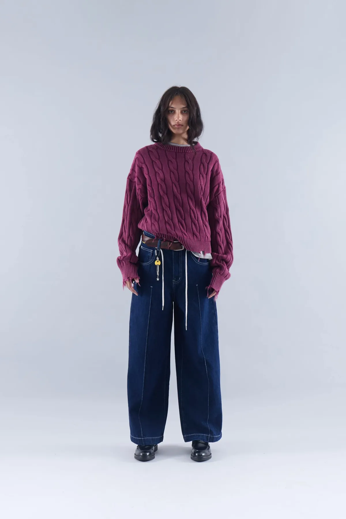 Scuffers Knitwear^Trench Jersey Burgundy