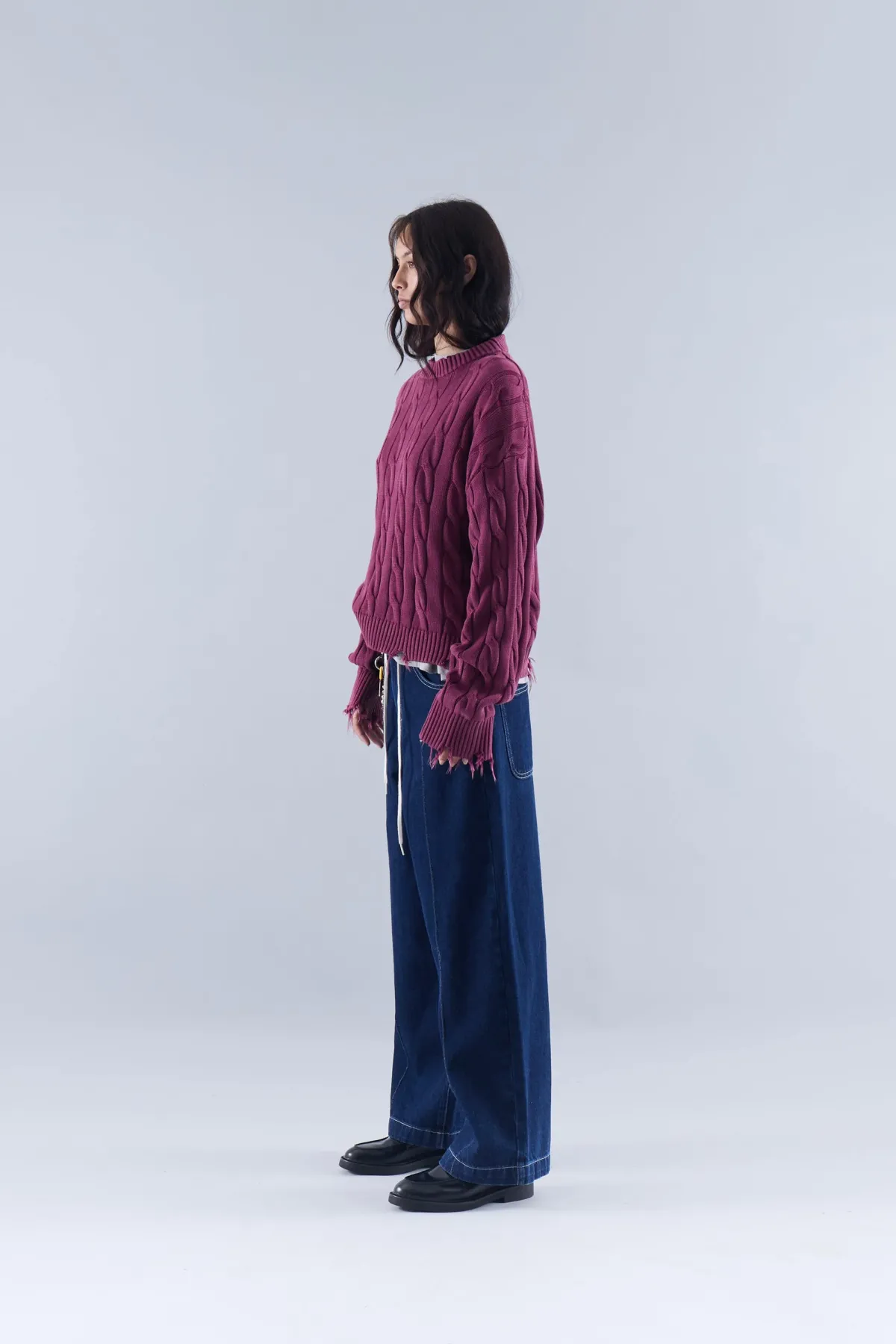 Scuffers Knitwear^Trench Jersey Burgundy