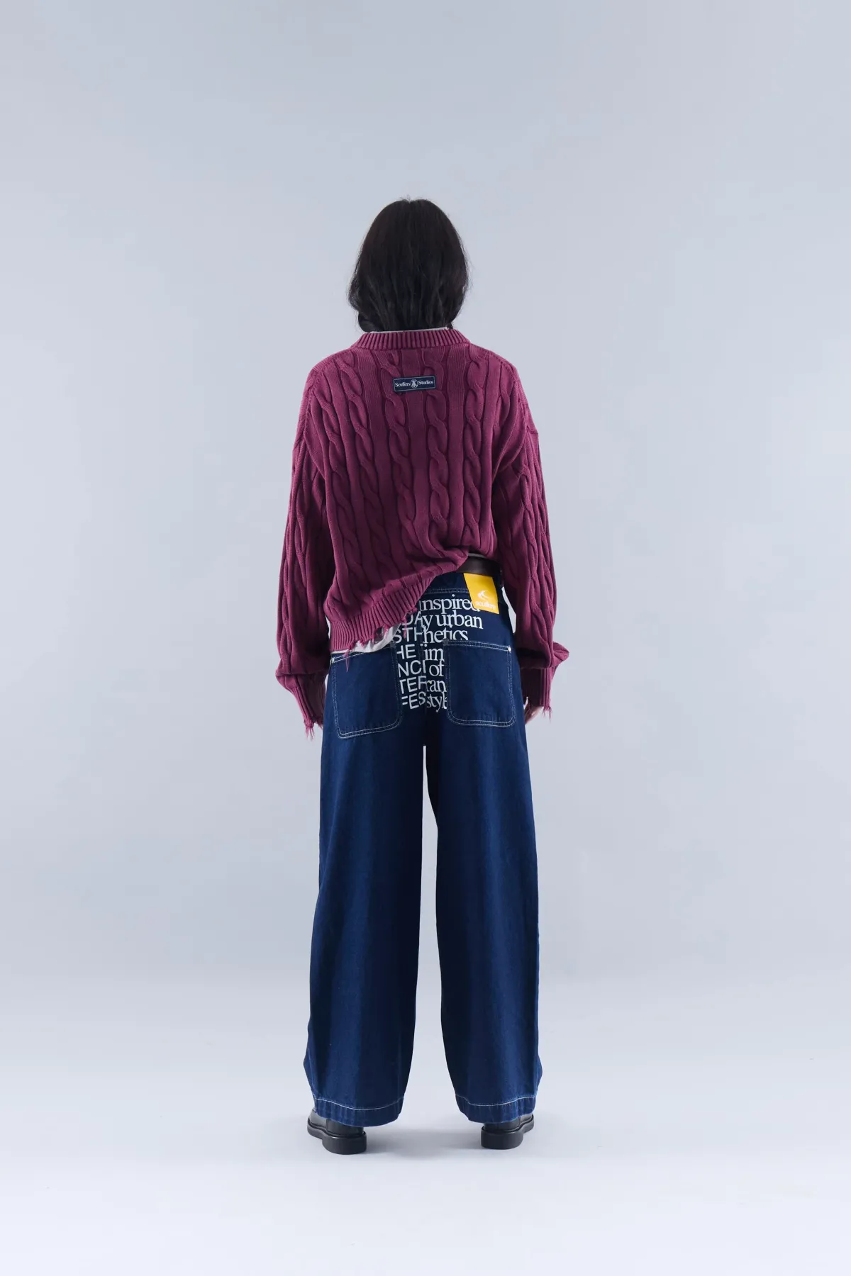 Scuffers Knitwear^Trench Jersey Burgundy