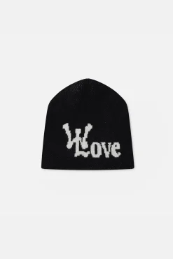 Scuffers Beanies^With Love Black Beanie