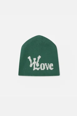 Scuffers Beanies^With Love Green Beanie