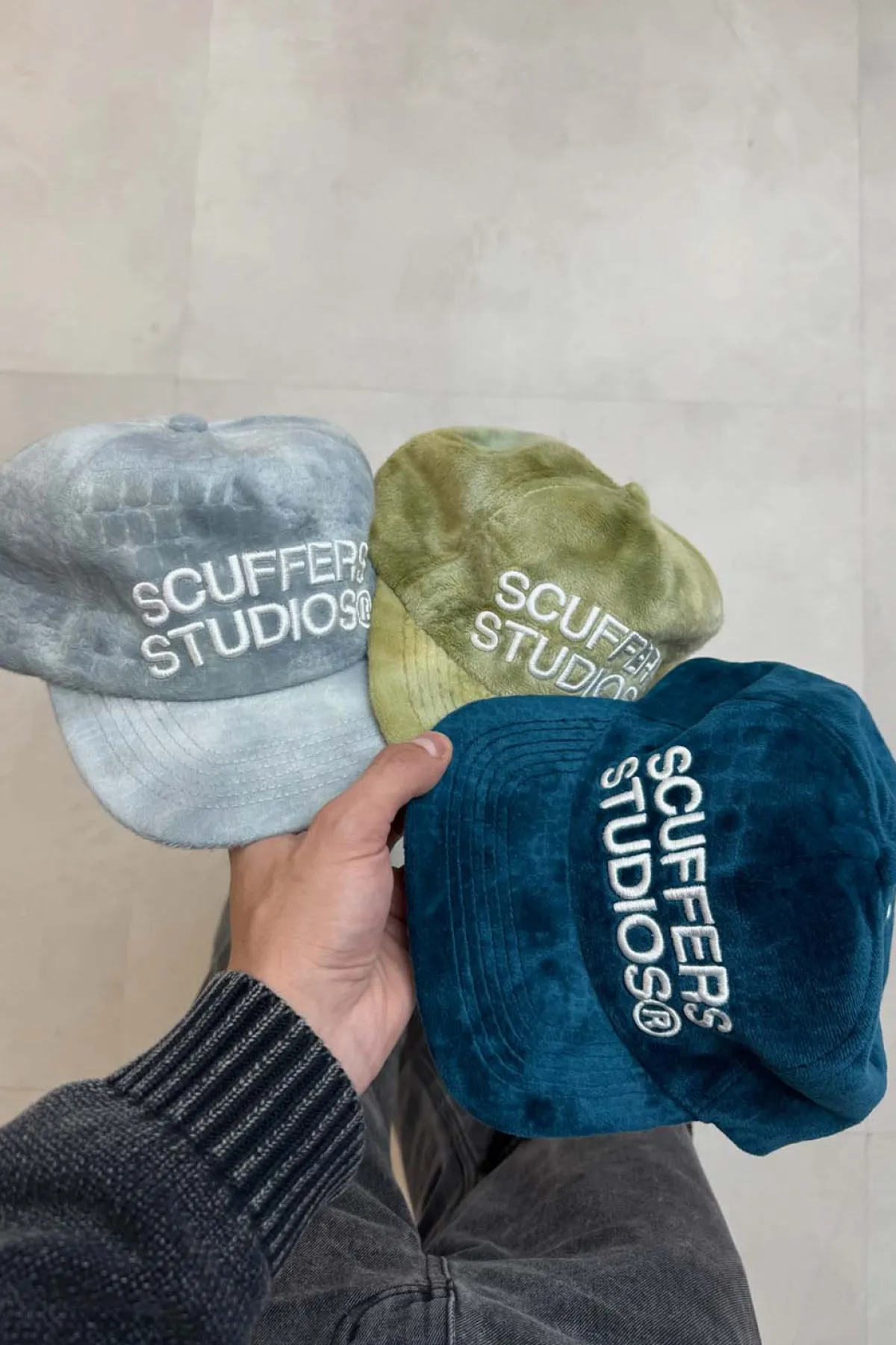 Scuffers Caps^Worldwide Green&Blue Cap