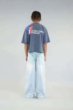 Scuffers T-shirts^Worldwide Navy T-Shirt