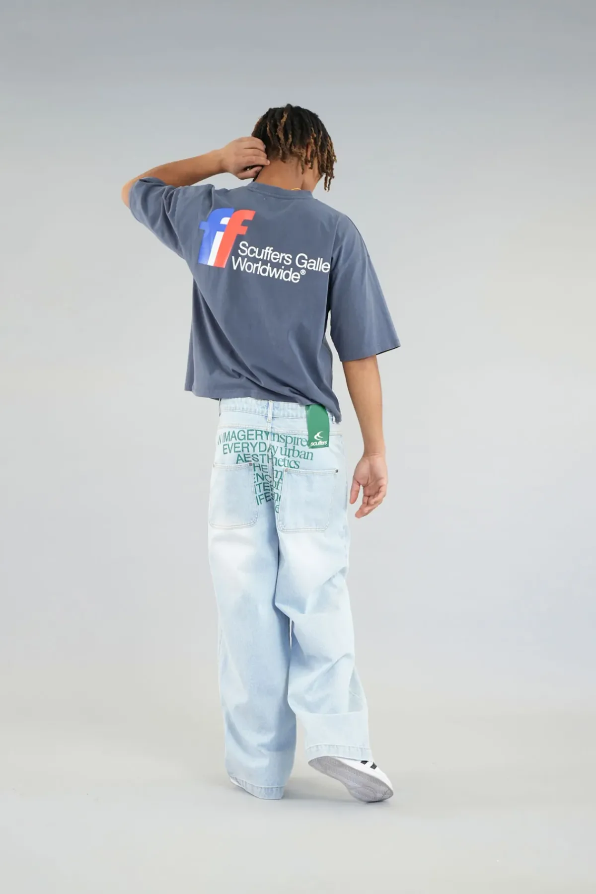 Scuffers T-shirts^Worldwide Navy T-Shirt