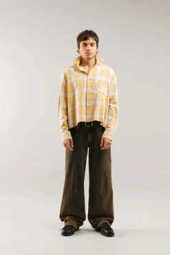 Scuffers Shirts & Polos^Yellow Checkered Shirt