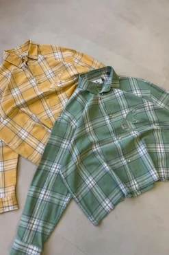 Scuffers Shirts & Polos^Yellow Checkered Shirt